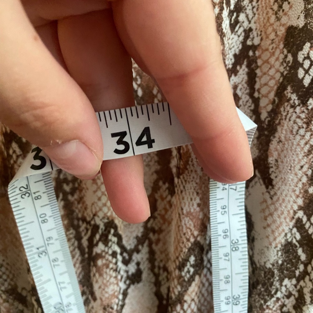 Hyfve Brown Python Ruffle Dress - image 6